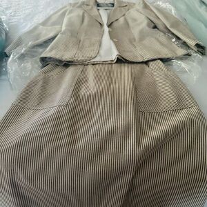 One pair of office suit stripe